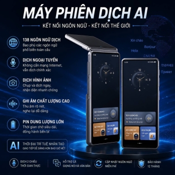 MÁY PHIÊN DỊCH IFLYTEK DUAL-SCREEN TRANSLATOR 2.0